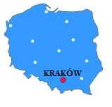 Mapa krakow