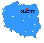 Mapa olsztyn